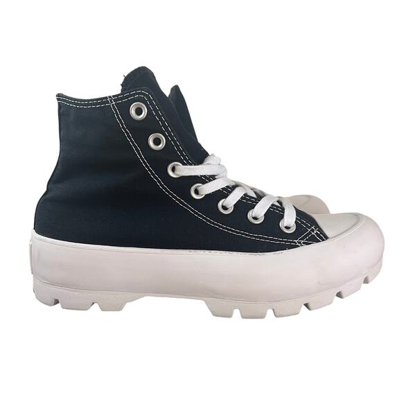 Converse Lugged 2.0 High Top Black Women’s 7.5 - Picture 2 of 14